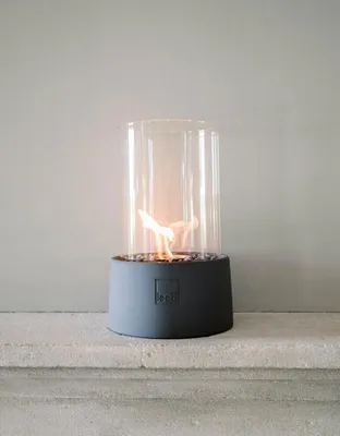 Produktbild von Leeff - Atmosphärische Feuerstelle 'Stonefire' - Grau