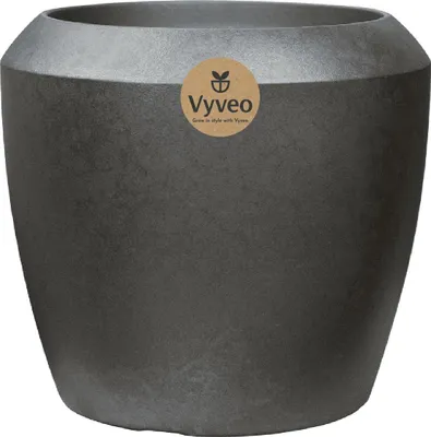 Produktbild von Vyveo - Blumentopf Liora - Silber metallic - 34x31