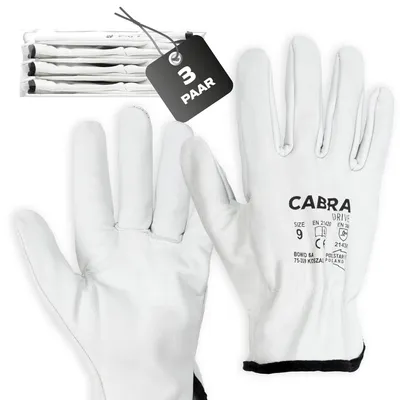Image de Gants de travail en cuir, taille 9, résistants aux épines, pour le jardinage