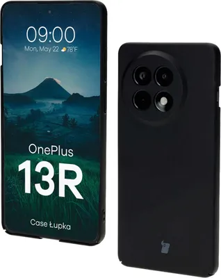 Produktbild von Mobiili tagakaas Bizon OnePlus 13R Lupka, must