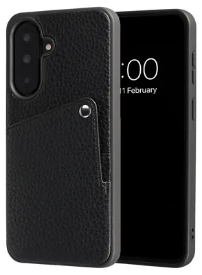 Produktbild von Selencia Riva Back Cover mit Kartenfach Samsung Galaxy A37 (5G) - Schwarz