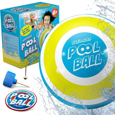 Obrázek produktu pro Kulečníková koule Activ Life, ideální pro vodní hry, žlutá a azurová barva