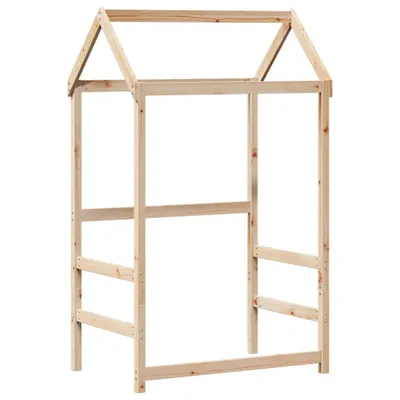 Produktbild von Dach für Kinderbett 118x70x176,5 cm Massivholz Kiefer