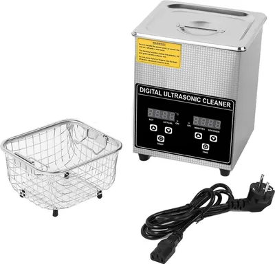 Zdjęcie produktu dla Myjka ultradźwiękowa, pojemność 2 l, cyfrowy panel sterowania, 2 l, UE