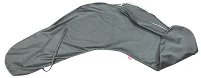 Obrázok produktu pre Sametový poťah na vankúš pre detskú postieľku BabyUniverse Large Cocoon, vankúš pre tehotné ženy – tmavošedý