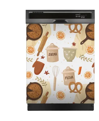 Produktbild von Magnete Dekorative 60x70 cm Küche Magnetmatte Spülmaschine - Backen Schokolade Kuchen