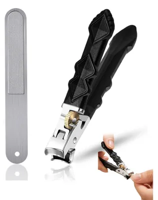 Image de Coupe-ongles professionnel avec une ouverture de 15 mm et un protecteur anti-éclaboussures en acier inoxydable