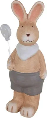 Produktbild von TrendLine Deko Hase Terracotta 25,5 cm braun