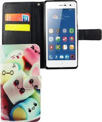 Produktbild von Handyhülle Tasche für Handy ZTE Blade L7 Schriftzug Marshmallows