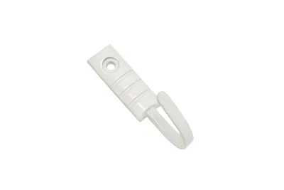 Zdjęcie produktu dla Haczyk do zasłon Gardinia Geo, biały, 2,5 cm