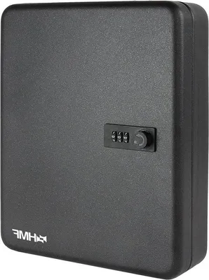 Produktbild von Famanu Schlüsselbox mit Metallrahmen - Schwarz