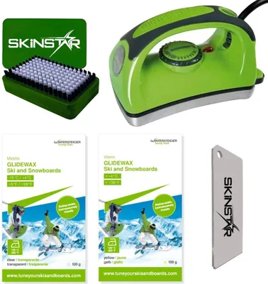 Obrázek produktu pro Wintersteiger startovací sada voskovací žehlička nylonový kartáč škrabka na vosk 5 kusů