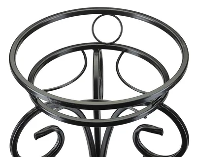 Immagine prodotto di Dastal portavaso fiori nero 34x74 cm metallo decorazione casa