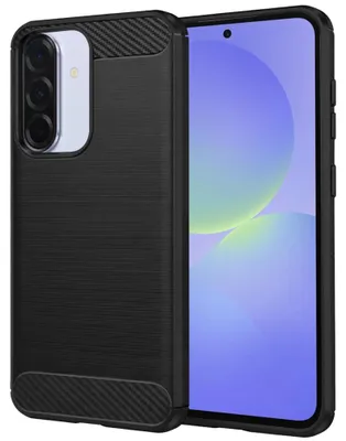 Produktbild von Techsuit – Carbon Silicone Silikonhülle für Samsung Galaxy A37 5G – schwarz