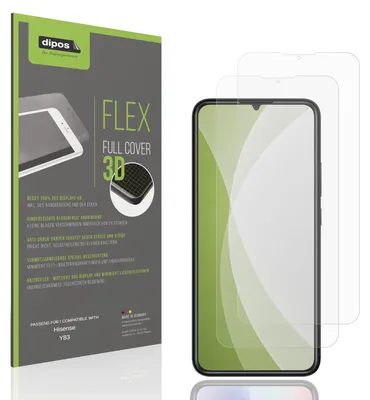 Image de 2x Full Cover mat Film pour Hisense Y83 Film de protection écran