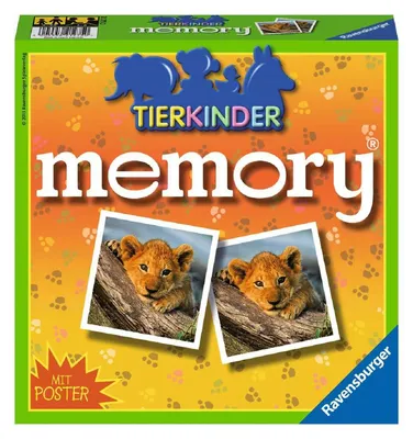 Immagine prodotto di Ravensburger 21275 Ravensburger Tierkinder memory® Geschicklichkeitsspiel