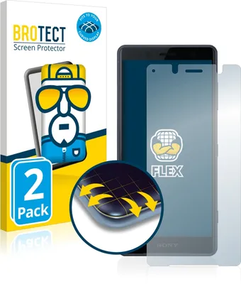 Produktbild von 2x BROTECT Fullscreen Schutzfolie für Sony Xperia XZ2 Compact Displayschutz Folie Fullcover Klar Transparent