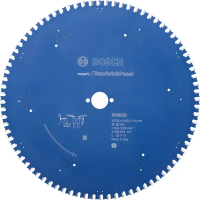 Produktbild von EXPERT Sandwich Panel Kreissägeblatt, 355x2,6/2,2x30 mm, Z80