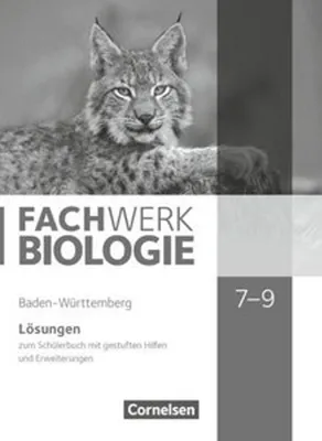 Obrázek produktu pro Fachwerk Biologie 7.-9. Schuljahr - Baden-Württemberg - Lösungen zum Schülerbuch