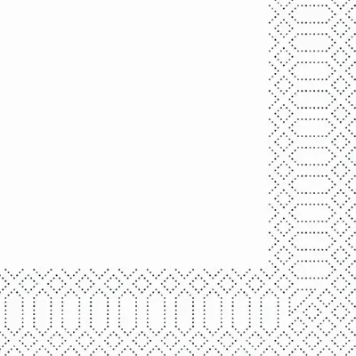 Produktbild von Duni Servietten weiß 33 x 33 cm - 50er Pack