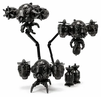 Obrázek produktu pro Model stavebnice "Pracovní dron" v měřítku 1/60 s pohyblivými klouby