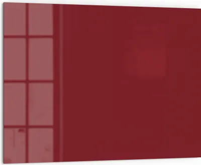 Produktbild von DEQORI Küchenrückwand Glas 80x60 cm 'Dunkelrot' Spritzschutz Bad Rückwand Küche