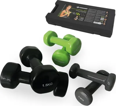 Produktbild von Schildkröt - Fitness Vinyl-HANTELSET, 6 Hanteln im ABS-Kunststoffkoffer