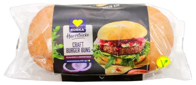 Produktbild von Herzstücke Craft Burger Buns, 7er Pack (7 x 300g)