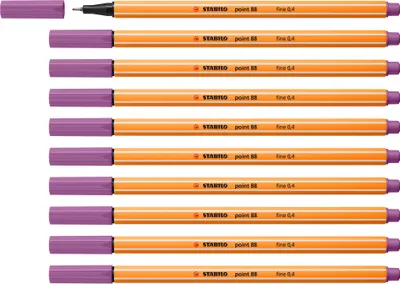 Produktbild von STABILO Fineliner - point 88 - 10er Pack - pflaume