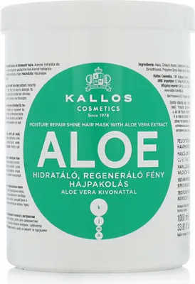 Obrázek produktu pro Kallos Aloe Vera Moisture Repair Shine Hair Mask 1000 ml