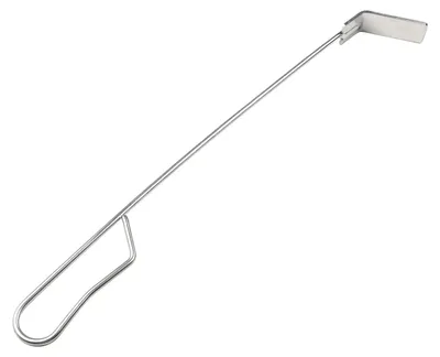 Imagen del producto de Raspador de cenizas de acero inoxidable, 18 cm, para chimenea, estufa de leña o horno de pizza