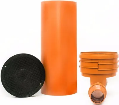 Zdjęcie produktu dla KARMAT/Dyka KG Studzienka DN400/DN110 – kompletny zestaw – PVC-U (pomarańczowy) – 2 opakowania
