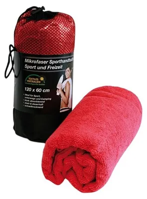 Produktbild von L-Merch - Sport-Handtuch, Unifarben LT1051 (Einheitsgröße) (Rot)