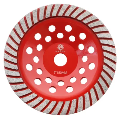 Obrázok produktu pre Diamantový brúsny kotúč – 7" (180 mm) – Turbobrúsny kotúč na rezanie