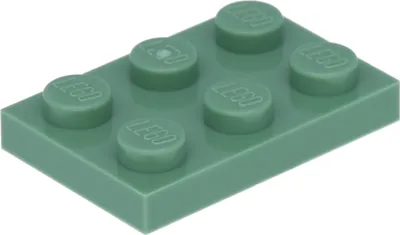 Produktbild von Lego® 2x3 Platten 3021 - 250 Stück Sandgrün
