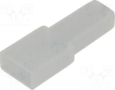 Obrázek produktu pro 5x krytka pro konektor samice, rovná, pro konektory o průměru 6,3 mm, typ 4471, neizolovaná
