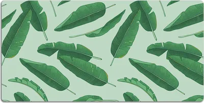 Produktbild von Schreibtischmatte Tischunterlage 120x60 cm Mauspad - Bananenblätter