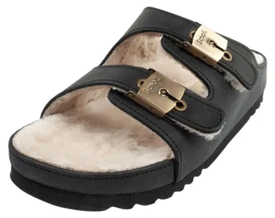 Produktbild von Scholl - "Kim" Hausschuhe für Damen PP8321 (34 EU) (Beige/Schwarz)