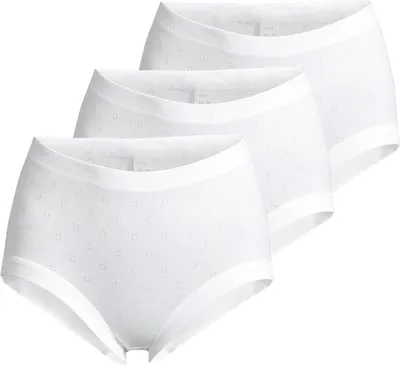 Produktbild von Speidel 3er Pack Nina Taillen Slip Reine Baumwolle in Jacquard-Qualität, Bequeme Passform mit Gummibund, Komfort ohne störende Seitennähte