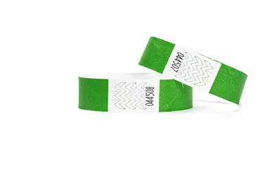 Produktbild von 200 tyvek armbänder grün, Eintrittsbänder