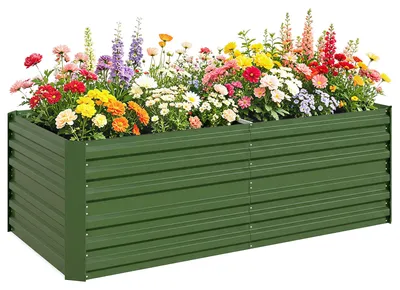 Produktbild von Rechteckiger Blumentopfhalter mit verzinkten Stahlverst?rkungsrohren, 180 x 90 x 59 cm