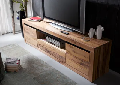 Produktbild von MASSIVMOEBEL24 TV-Board Wild-/Zerreiche 202x42x55 natur geölt MONTREUX #105