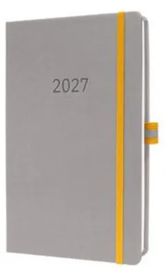 Immagine prodotto di SIGEL L2704, Calendario settimanale SIGEL CONCEPTUM Linescape 2027, colore grigio chiaro/giallo, confezione da 1 pezzo.