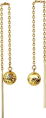 Produktbild von V Ohrhänger 375/- Gold 0,9cm gelb 324330243-2