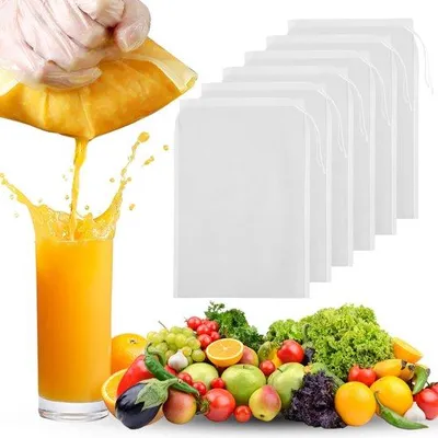 Obrázek produktu pro Ultrajemné, biologicky rozložitelné sáčky na nápoj, 20 x 30 cm, pro domácnost a ovoce