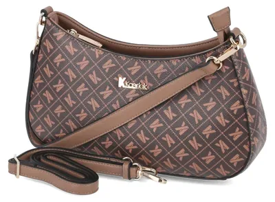 Imagen del producto de Bolso de hombro para mujer Kaerlek, color marrón, material sintético. Talla: Talla única