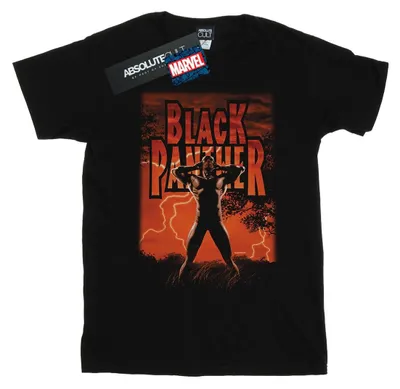 Image de Marvel - T-shirt « Wakanda » pour homme BI43171 (S) (noir)