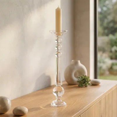 Produktbild von Kerzenhalter aus Glas, rund, H. 60 cm