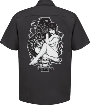 Produktbild von Lucky 13 Kurzarmhemd Herren L13 The Miss Trust Work Shirt schwarz S