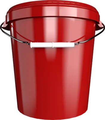 Produktbild von Eimer mit Deckel 30 L | Vorratseimer | Lebensmittelecht Rot | Hobbock | 20 Stück